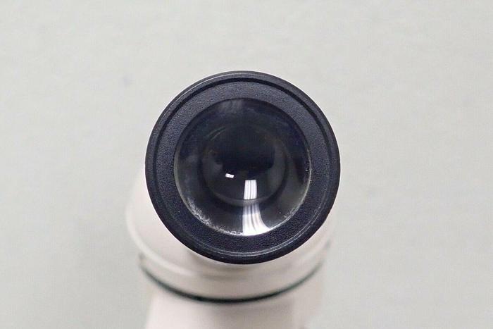 Used Ken A Vision Model T-1201C Monocular Microscope w/ 3 Objectives 4x, 10x, 40x