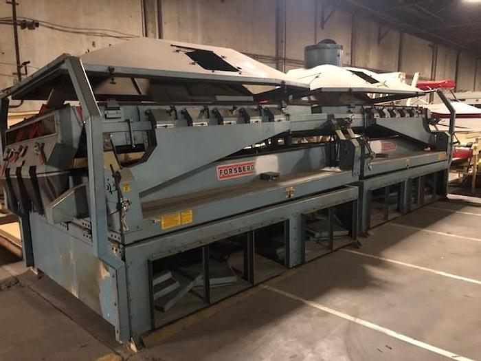 Used Forsberg Line Gravity Table TKV 2000