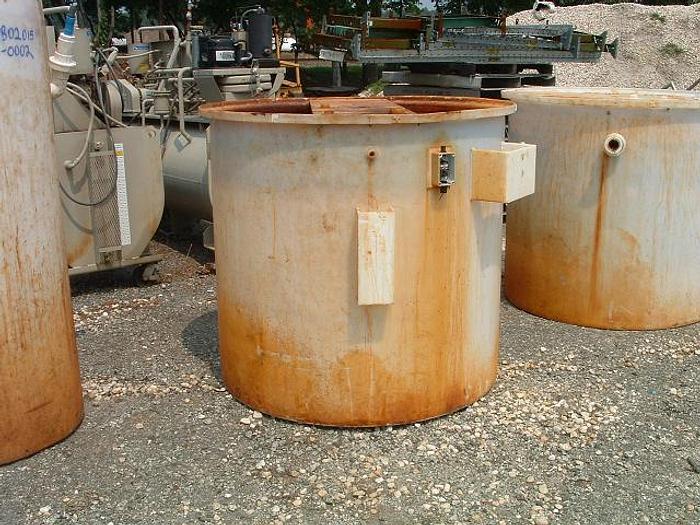 Used Used approximately 400 gallon vertical Polypropylene tank