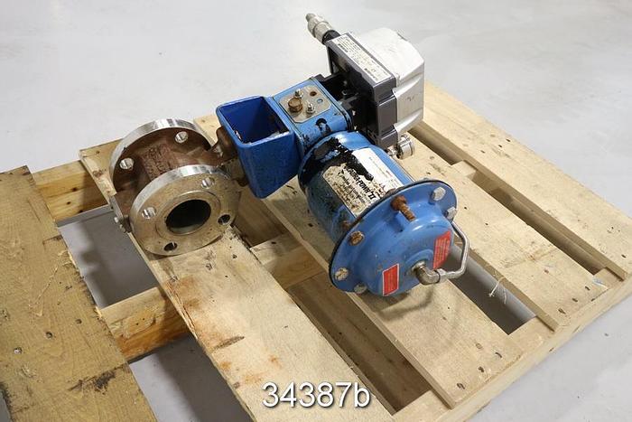 Used Neles Jamesbury R21CE02CCJDV 2" V-Ball Control Valve #34387