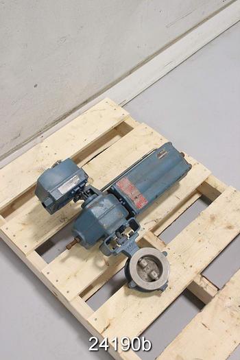 Used Neles Jamesbury 3" Air Operated Butterfly Valve #24190