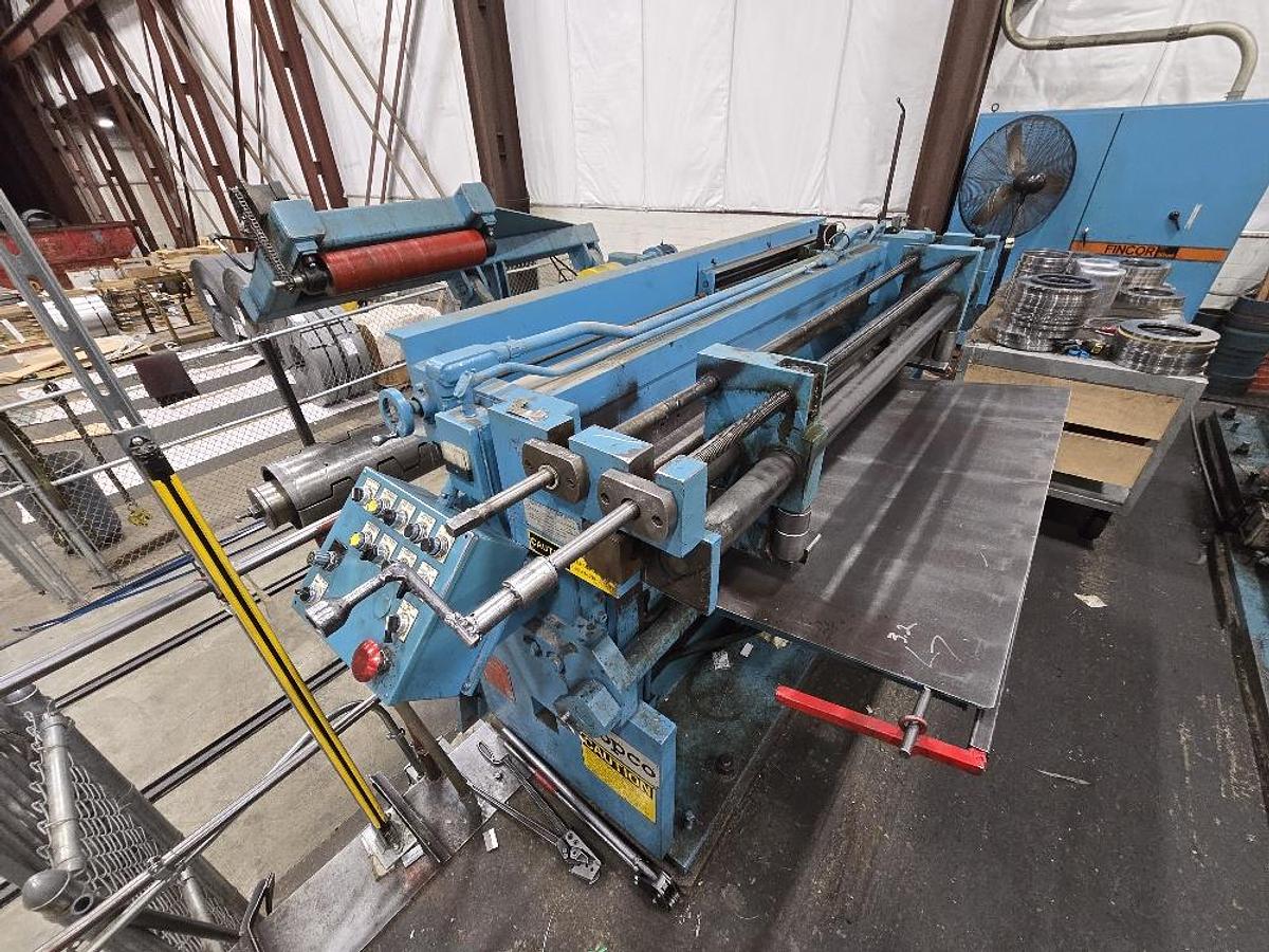 Used 72” X 50,000 Lb Loopco Slitting Line