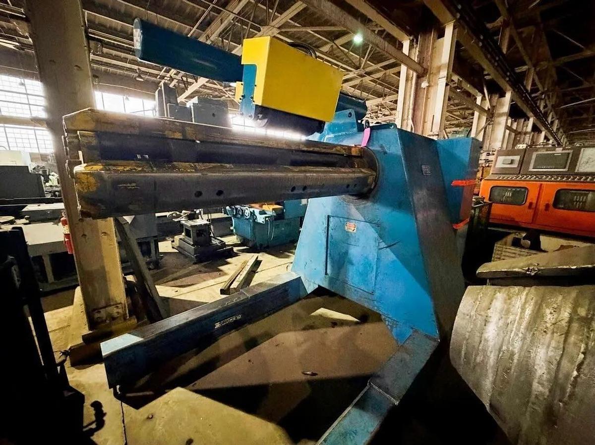 Used 60” x .075” x 50,000 Lb. Red Bud Cut To Length Line