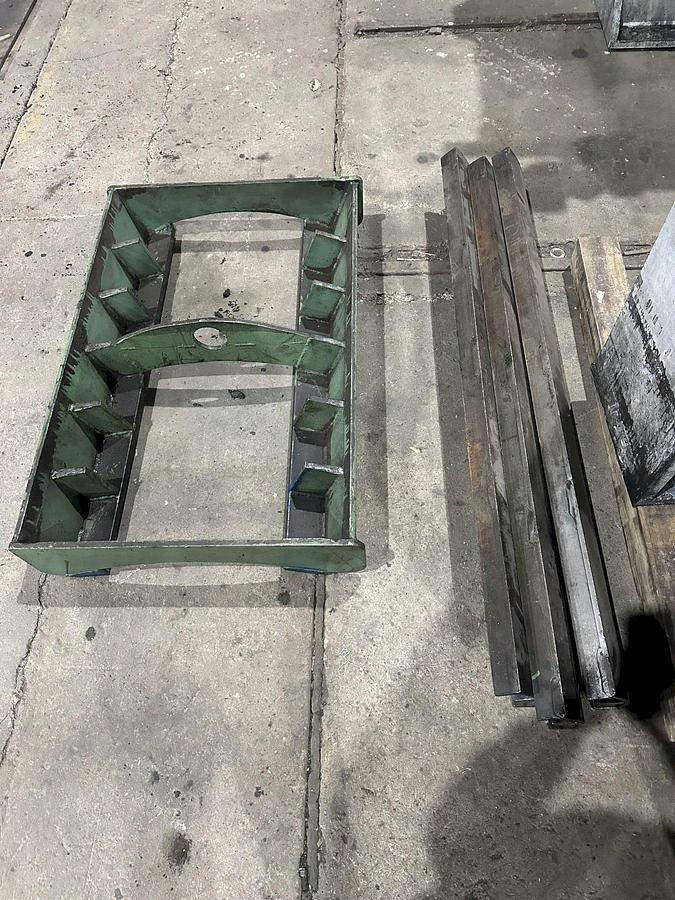 Used 20,000 LB X 48" RED BUD RBI MODEL #RM48-20S COIL REEL UNCOILER & CAR