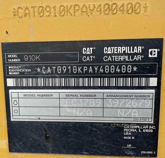 Used 2014 Caterpillar 910K