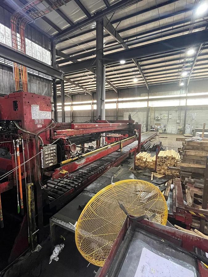 Used 75" x .312" x 80,000# Red Bud Stretcher Leveler Cut to Length Line