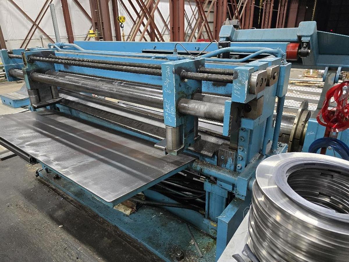 Used 72” X 50,000 Lb Loopco Slitting Line