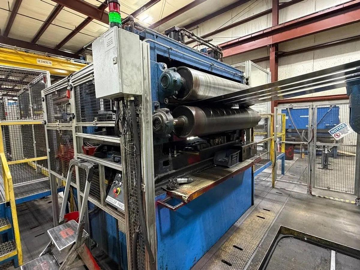 Used 54” x 0.187” x 40,000# Loopco Slitting Line