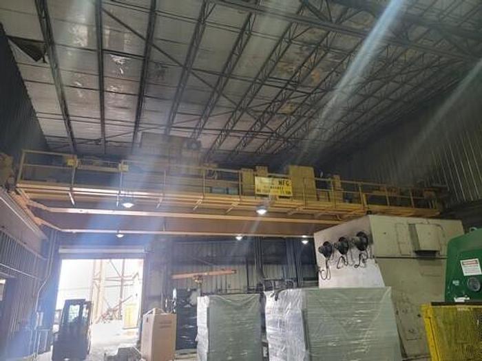 Used 75 Ton 60' Span Overhead Bridge Crane