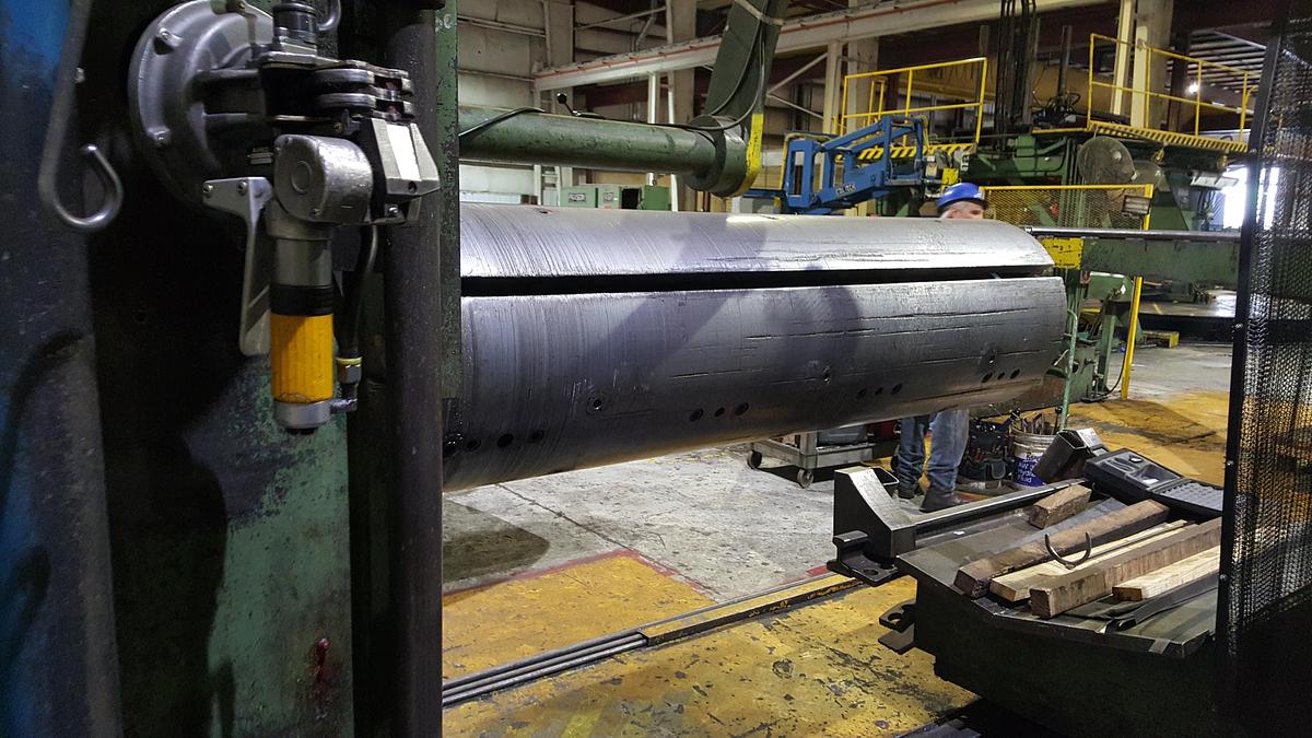 Used 60” x .125" x 40,000 Lbs. UMI Slitting Line