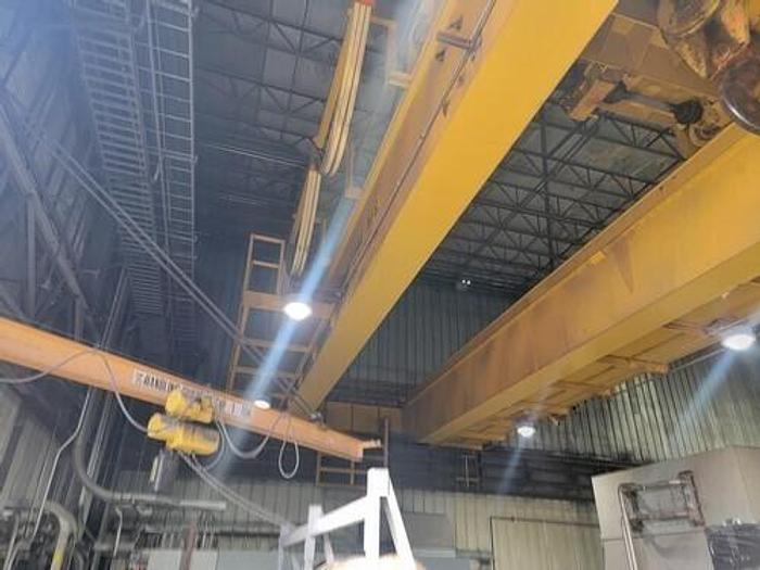 Used 75 Ton 60' Span Overhead Bridge Crane