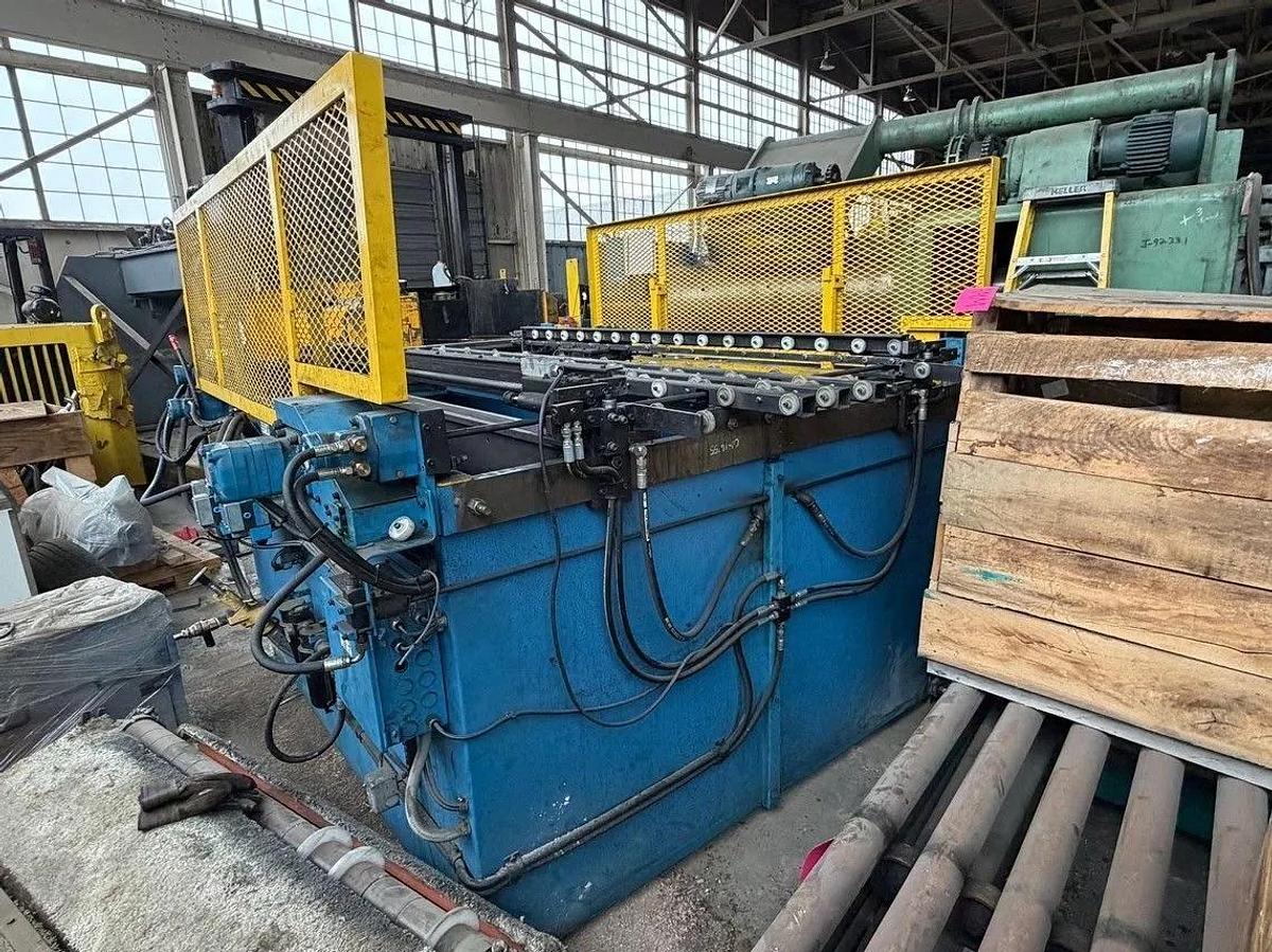 Used 60” x .075” x 50,000 Lb. Red Bud Cut To Length Line