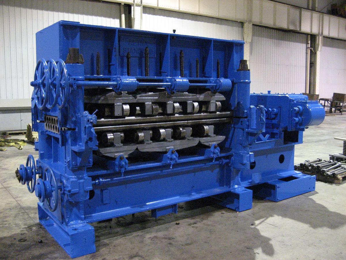 Used 84" FACE WORK ROLL X 3.5" DIAMETER 17 ROLL AETNA-STANARD CORRECTIVE LEVELER (USED/RECONDITIONED)