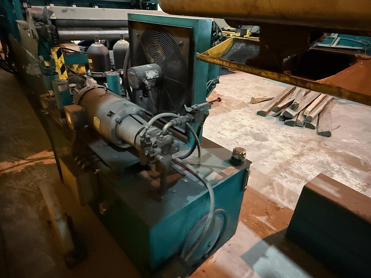 Used 72” x .075” x 20,000# Iowa Precision Multi-Blanking / Cut-To-Length Line