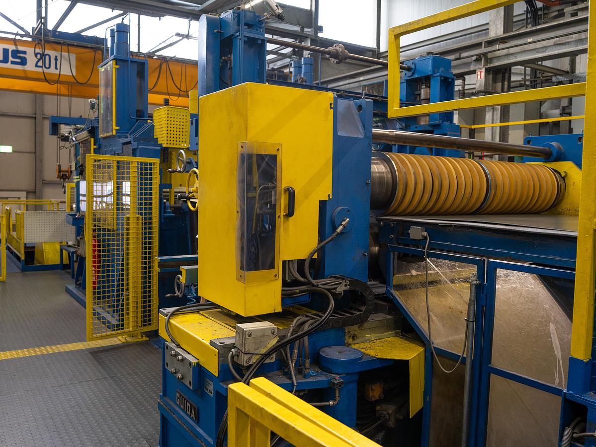 Used 65” x .098” Stainless Steel Slitting Line