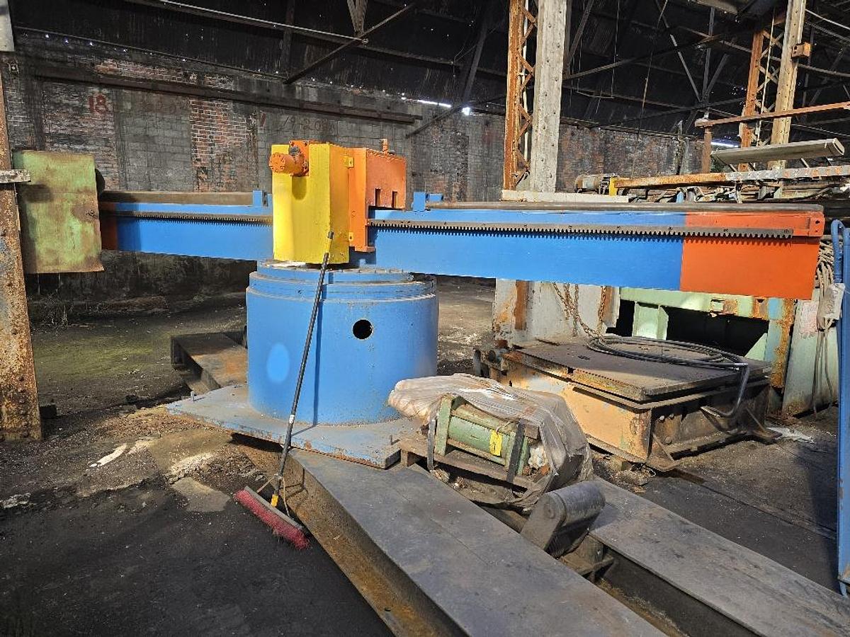Used 72" x 40,000 Lb 2-Arm Turnstile 