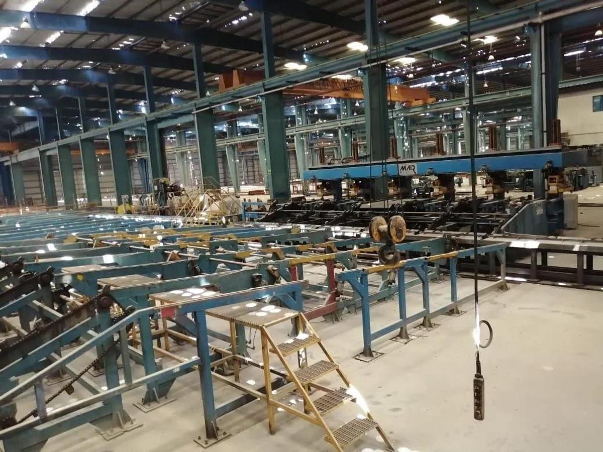 Used 6.5" x .280" OTO Mills Tube Mill Line