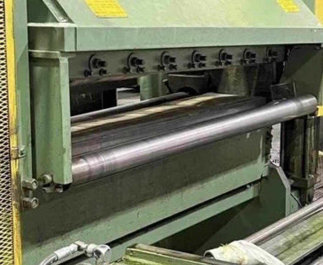 Used 60” x 40,000 Lbs. (3) Heads Stamco Loop Slitting Line