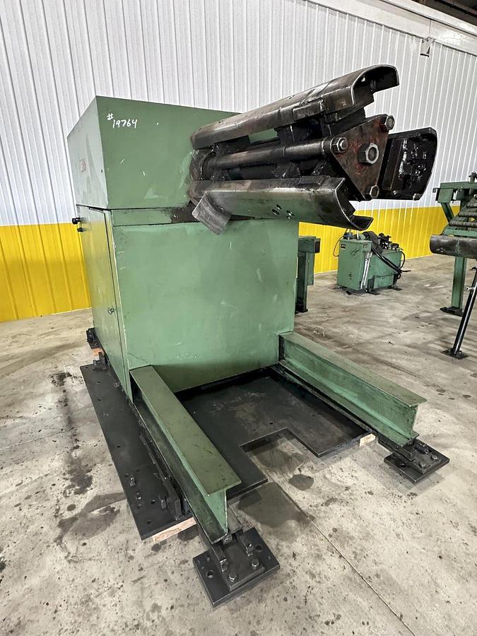 Used 20,000 LB X 48" RED BUD RBI MODEL #RM48-20S COIL REEL UNCOILER & CAR