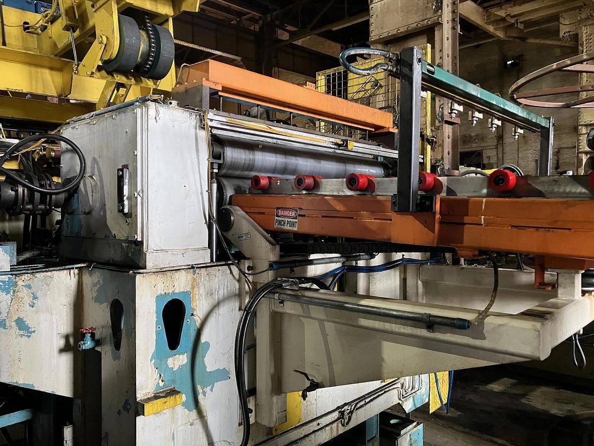 Used 48” x 0.125” x 50,000 Lbs Automatic Feed Company Feed Line