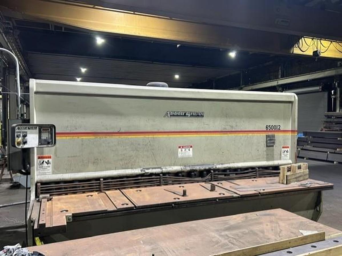 Used 12’ x 0.500” Accurshear Shear