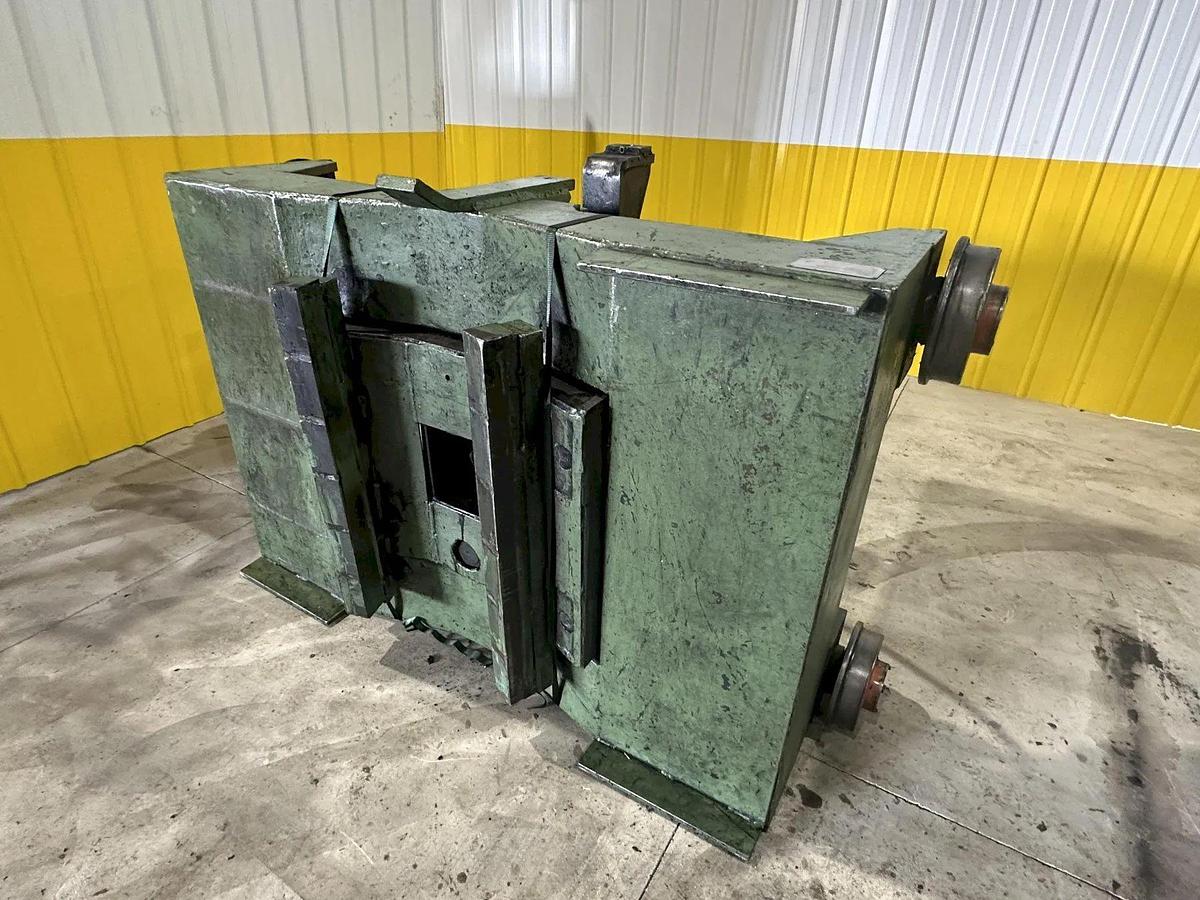 Used 20,000 LB X 48" RED BUD RBI MODEL #RM48-20S COIL REEL UNCOILER & CAR