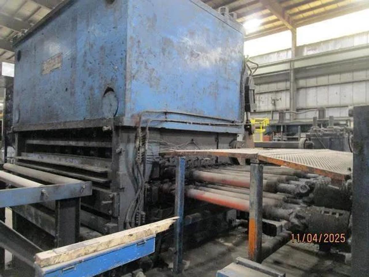 Used 72" x .250" x 80,000 Lb Bradbury Cut-To-Length Line