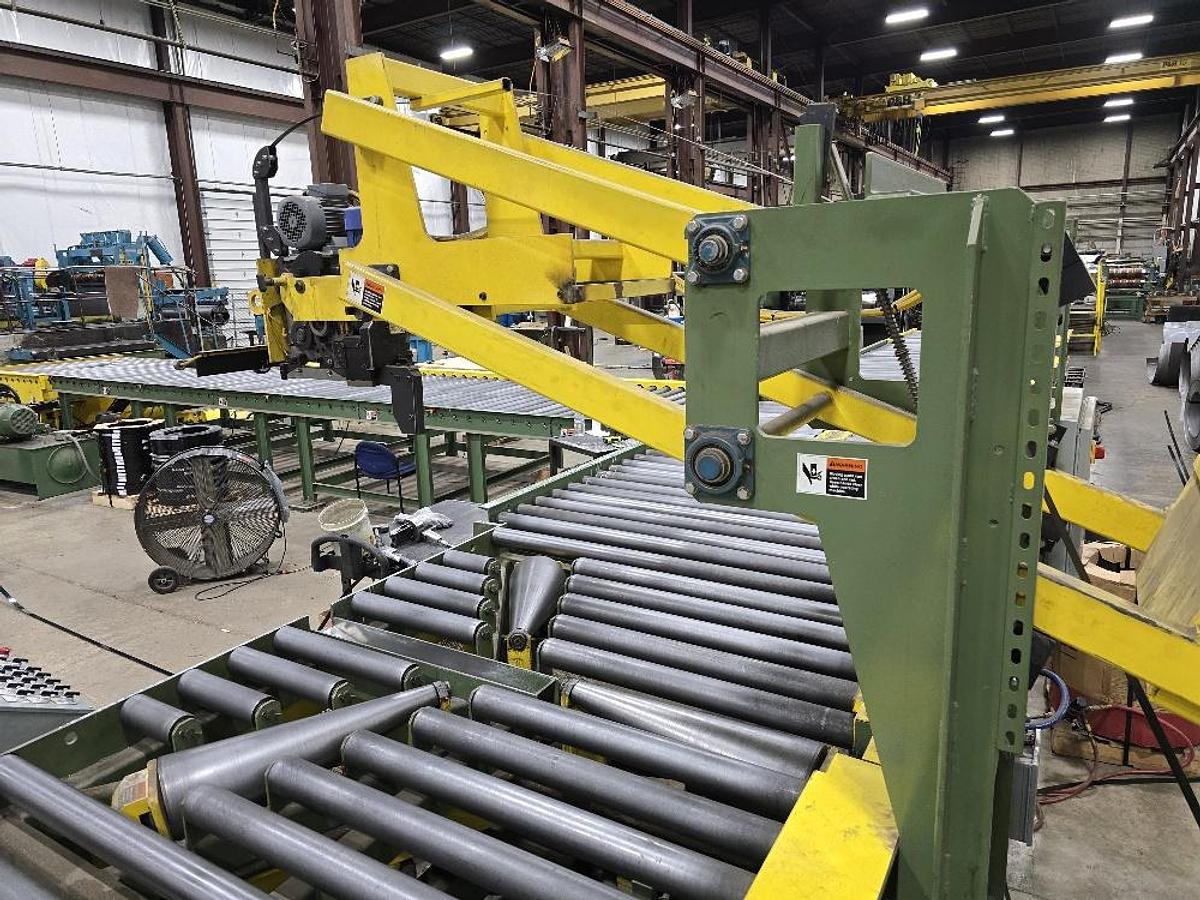 Used 72" x 12,000 Lb. Pomacon Banding Line
