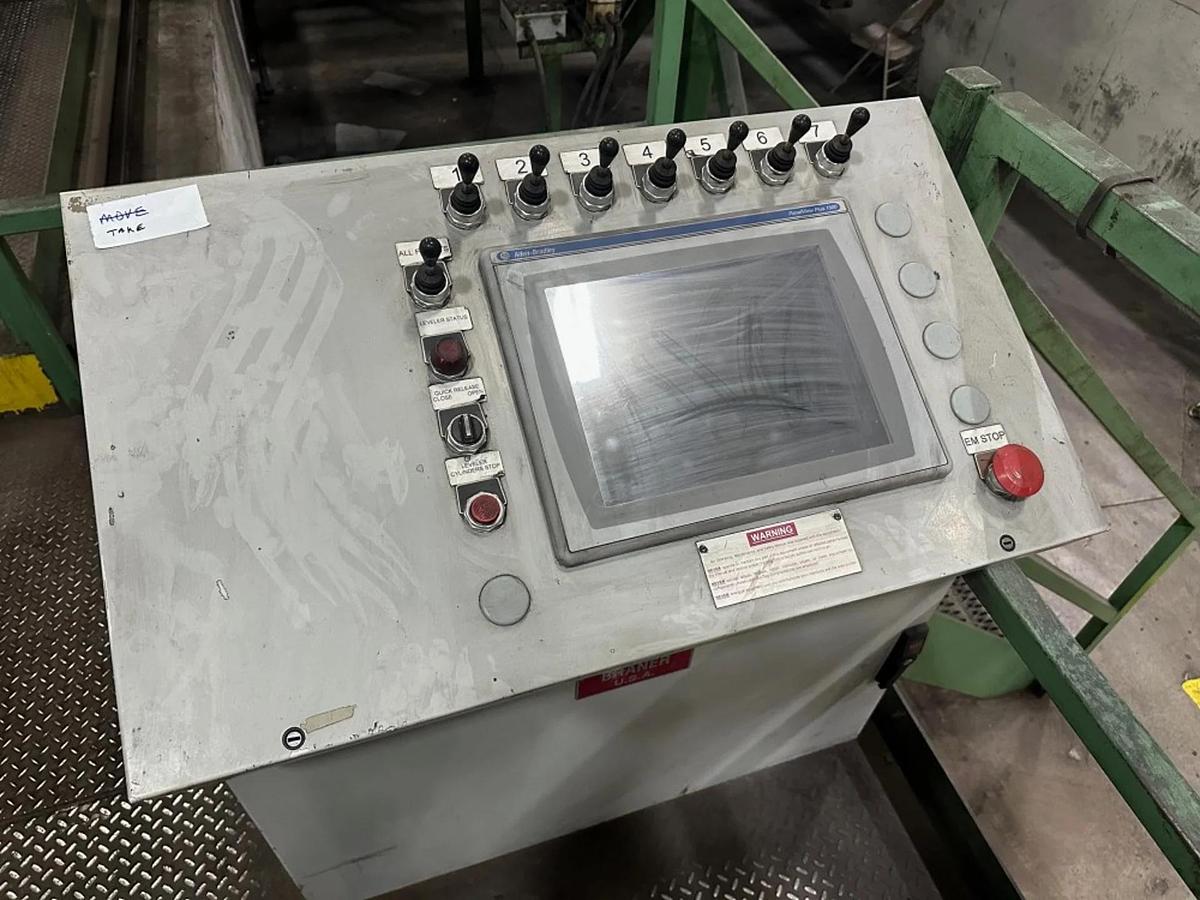 Used 72" X .040- 375" Braner Cassette Leveler