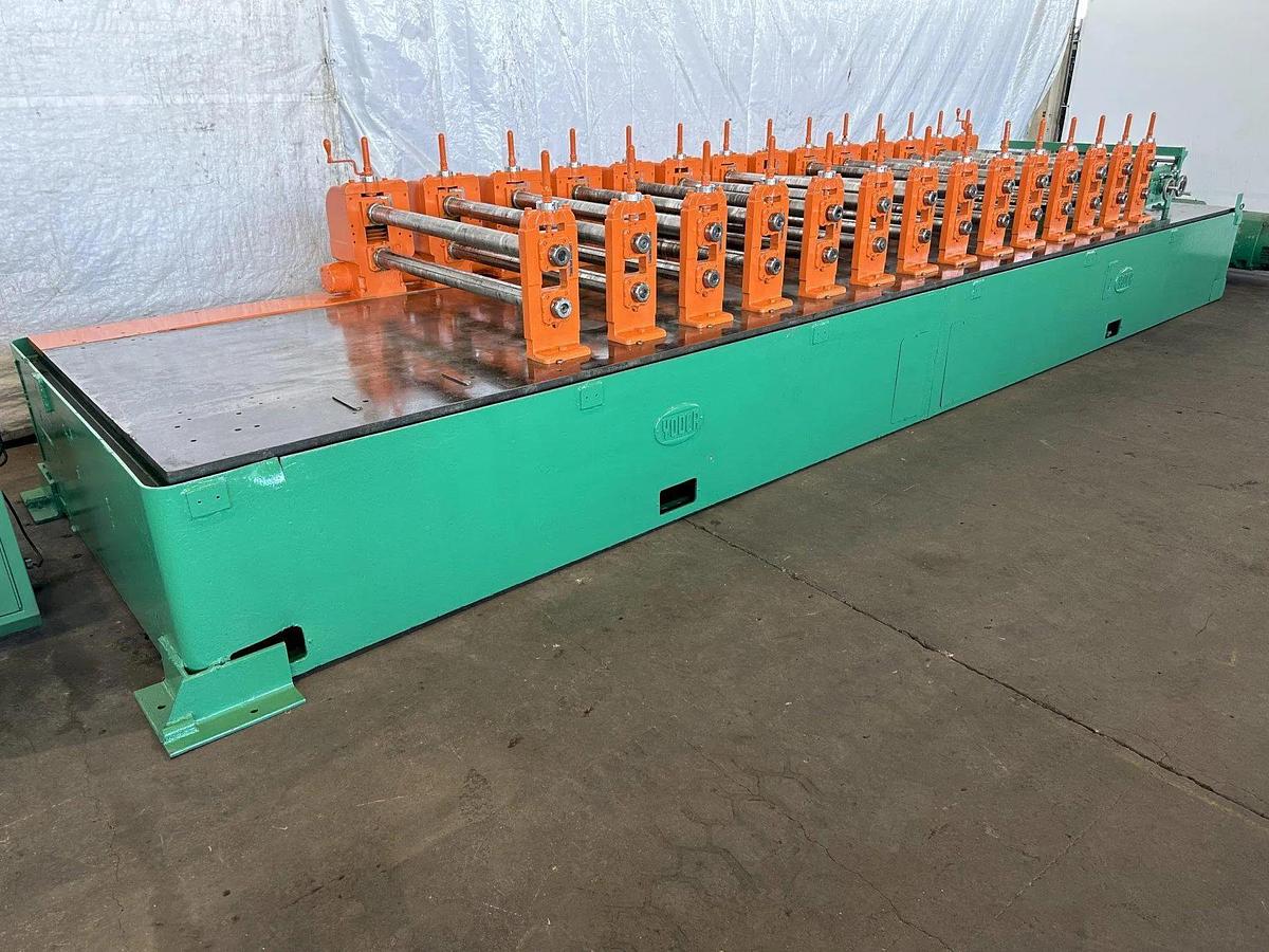 Used 14 Stand x 3” Arbor x 48” Yoder Rollformer