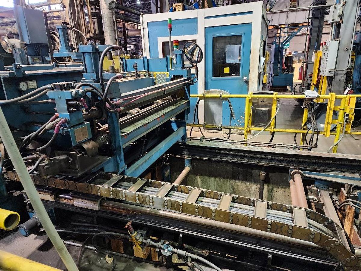 Used 52” x .100” x 35,000 Lb. Stamco Double-Loop Slitting Line