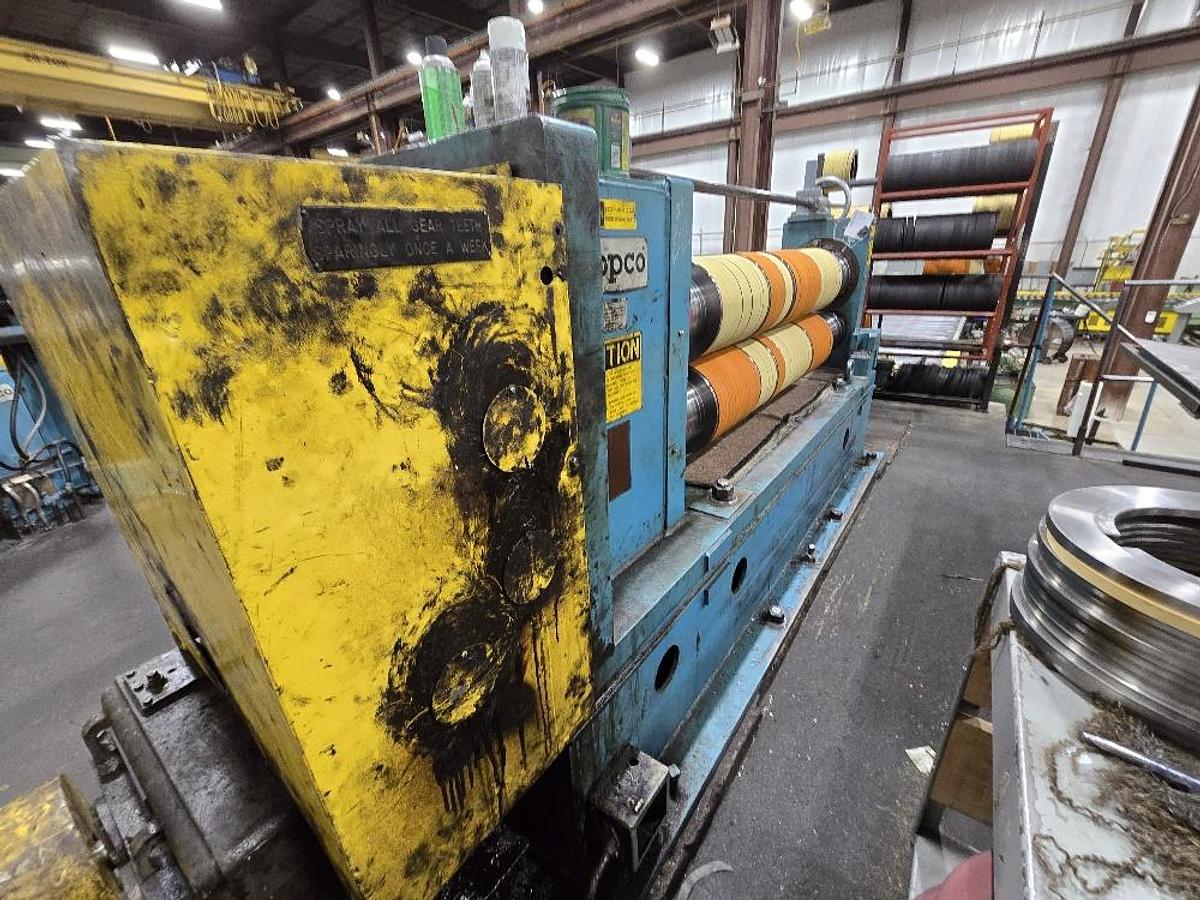 Used 72” X 50,000 Lb Loopco Slitting Line