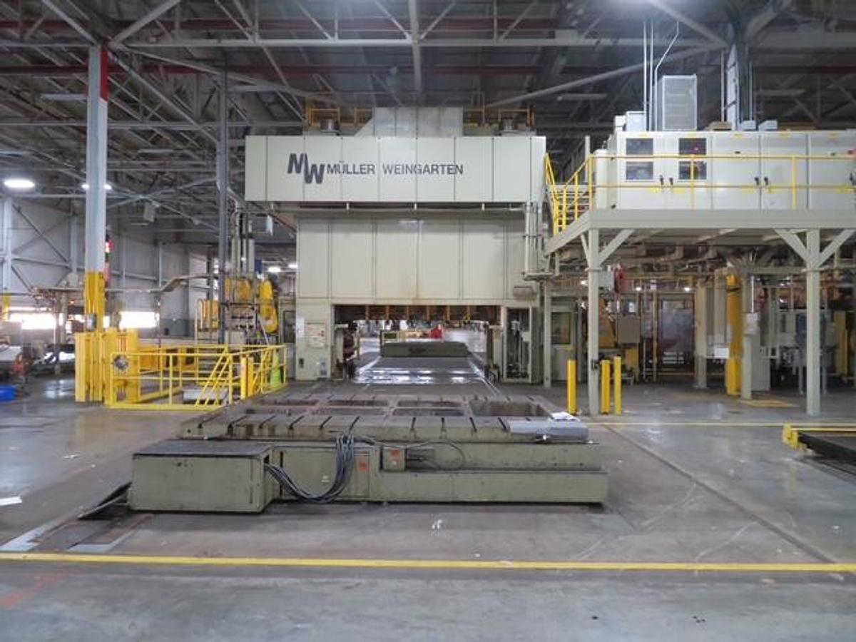 Used 1500 Ton Mueller Weingarten Progressive Press