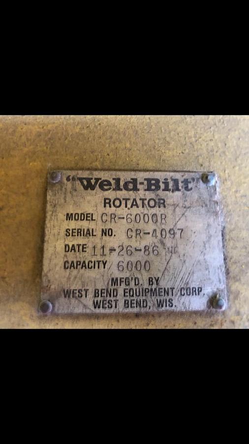 Used 6,000 lbs Rotary Upender