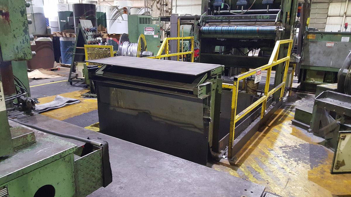 Used 60” x .125" x 40,000 Lbs. UMI Slitting Line