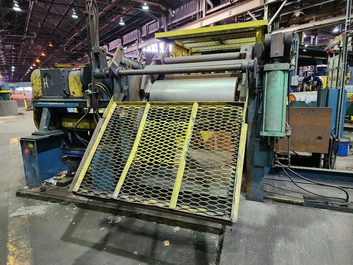Used 52” x .100” x 35,000 Lb. Stamco Double-Loop Slitting Line
