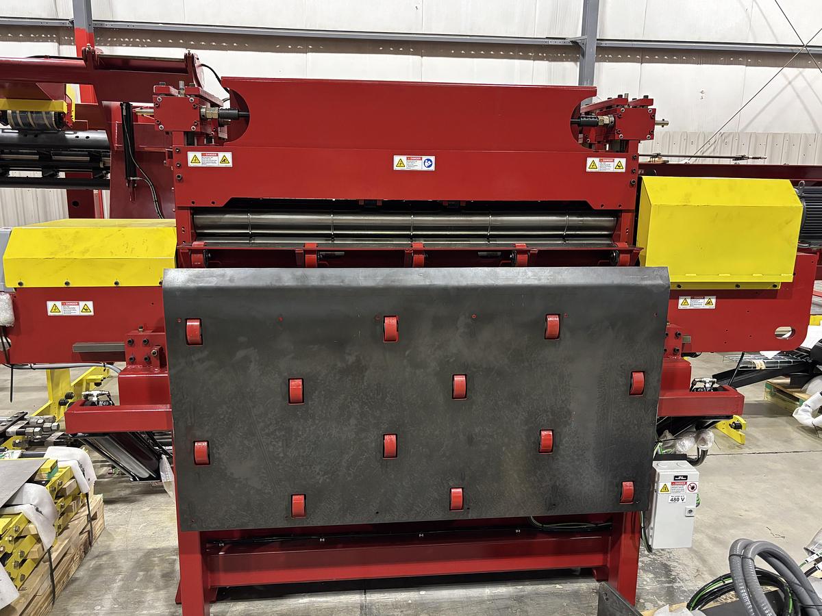 Used 63” X 0.079” Red Bud Cut-to-Length Line