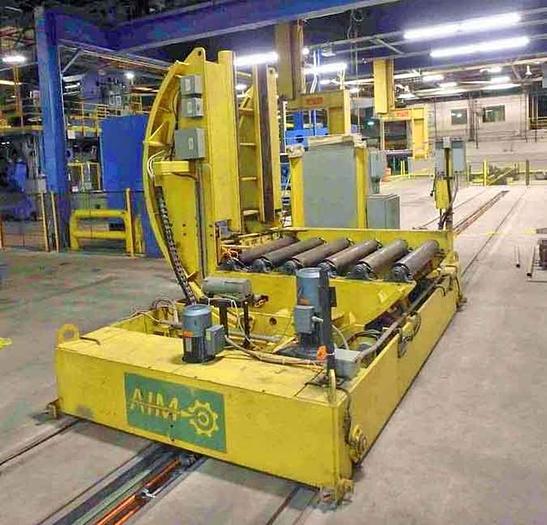 Used 22000 lb. AIM Traveling Upender, 72" wide, 72" OD