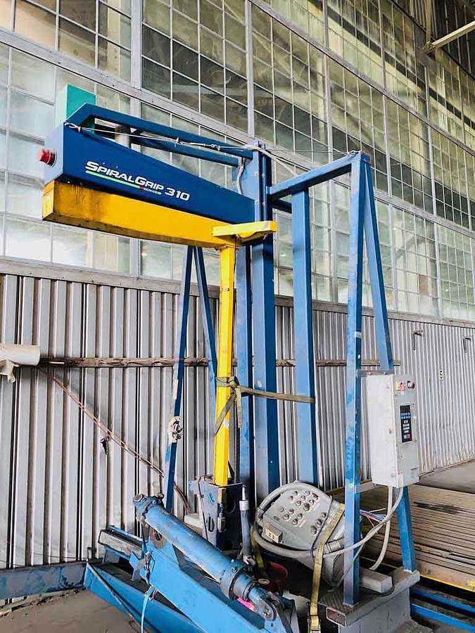 Used Signode Semi-Automatic Overhead Stretch Wrapping Machine