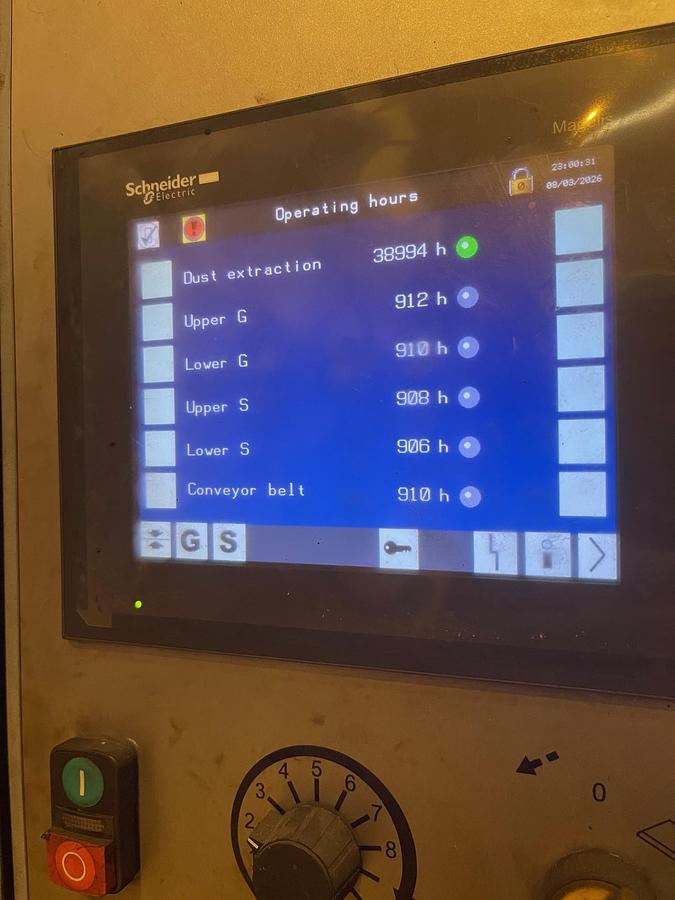 Used Lissmac SBM XL 1500 Edge Rounding Machine