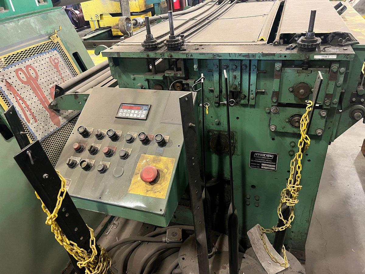 Used 18 Gauge x 48” Bradbury Strilich Panther Slitting Line