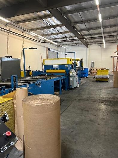 Used 60" Herr-Voss / Rowe Corrective Leveler Cut-To-Length Line