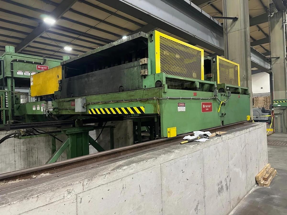 Used 72" X .040- 375" Braner Cassette Leveler