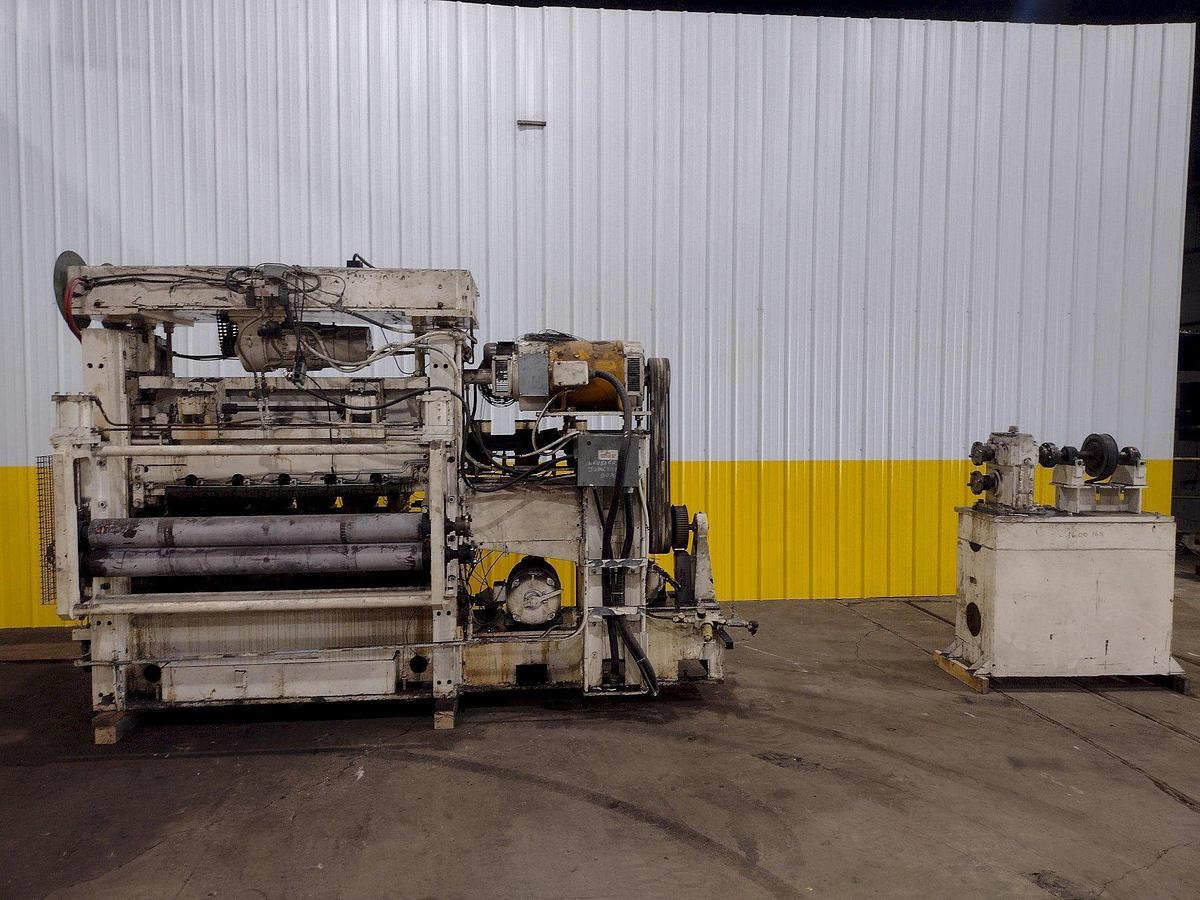 Used 60" WIDE X .064" MAUST MODEL #60x1-1/4 17-ROLL 6-HIGH BACKED UP PRECISION LEVELER