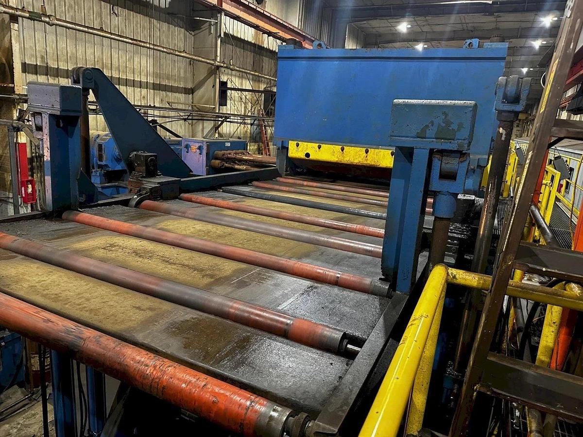 Used 72” x .500” x 60,000 Lbs. Pro-Eco Push Pull Pickle Line