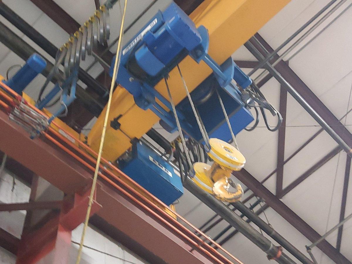 Used 10 Ton x 47’ ABBUS Bridge Crane with EMH Hoist