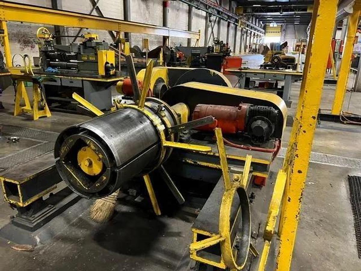 Used 24” x .090” x 5,000# Ruesch Slitting Line With Option For Second Head