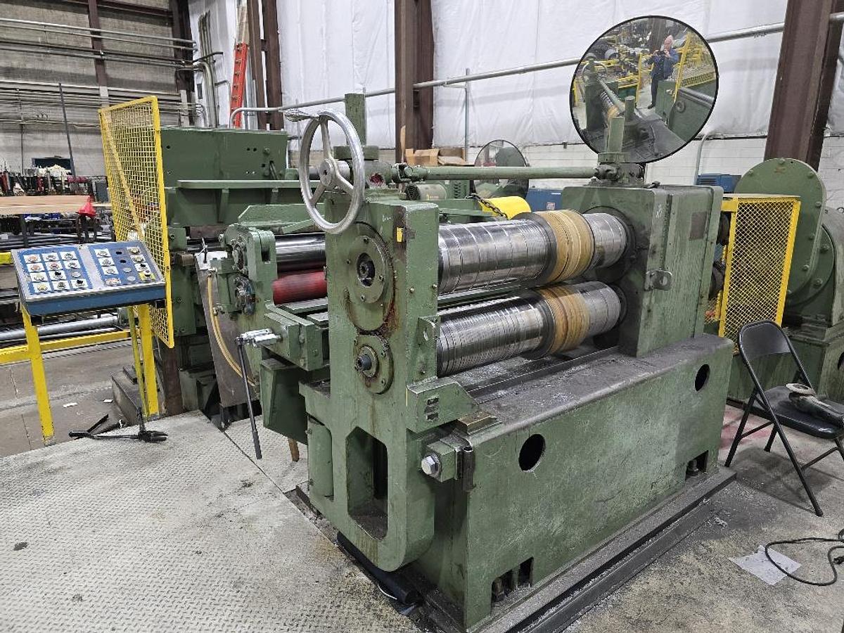Used 36” x 30,000 lb Nova Slitting Line