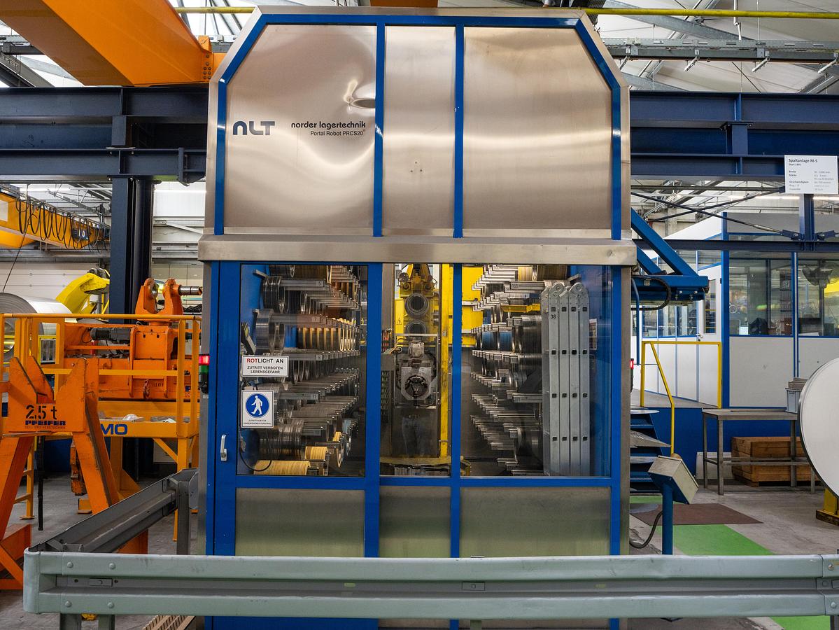 Used 65” x .098” Stainless Steel Slitting Line