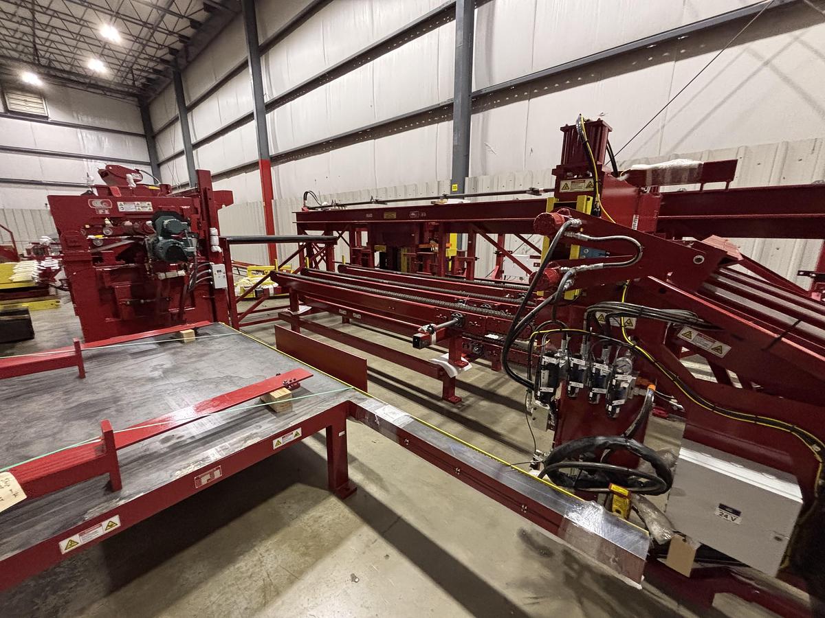 Used 63” X 0.079” Red Bud Cut-to-Length Line